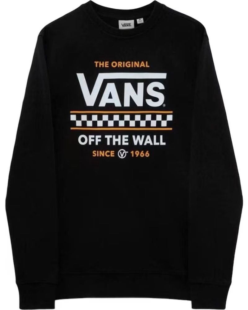 VANS OFF THE WALL VANS "OFF THE WALL" SWEATSHIRT FÜR HERREN IN SCHWARZ NEGRO