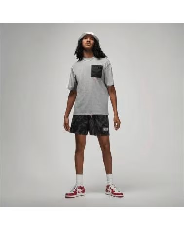JORDAN CAMISETA JORDAN MANGA CURTA MASCULINA GRIS