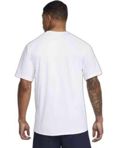 NIKE CAMISETA DRI-FIT DE MANGA CORTA PARA HOMBRE BLANCO