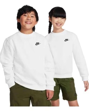 NIKE SUDADERA EN PARA UNISEX BLANCO