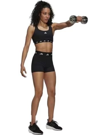 ADIDAS ADIDAS TECHFIT PANTALÓN CORTO DEPORTIVO MUJER NEGRO NEGRO