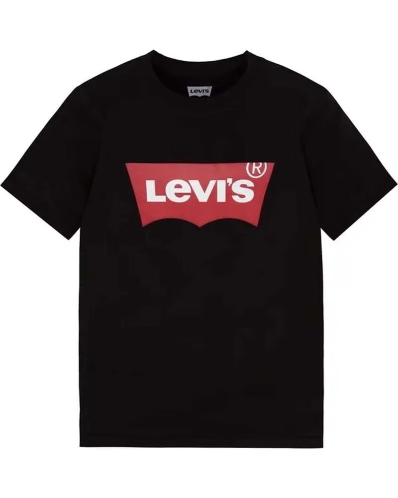 LEVIS LEVI´S KIDS SHORT SLEEVE T-SHIRT WITH LOGO NEGRO