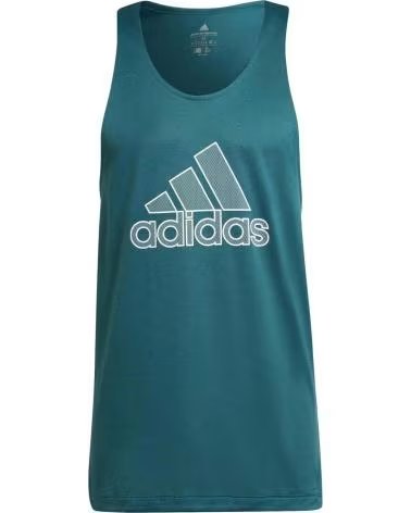 ADIDAS CAMISETA REGATA ADIDAS BADGE OF SPORT MASCULINA VERDE