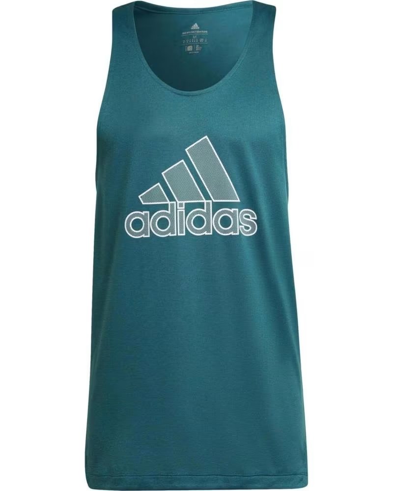 ADIDAS CAMISETA REGATA ADIDAS BADGE OF SPORT MASCULINA VERDE