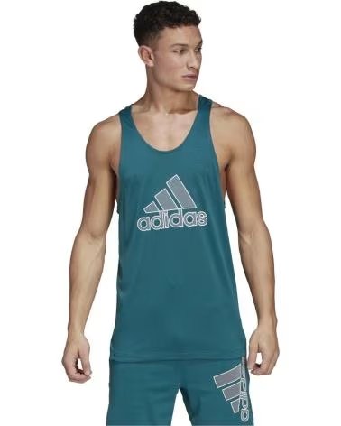 ADIDAS CAMISETA REGATA ADIDAS BADGE OF SPORT MASCULINA VERDE
