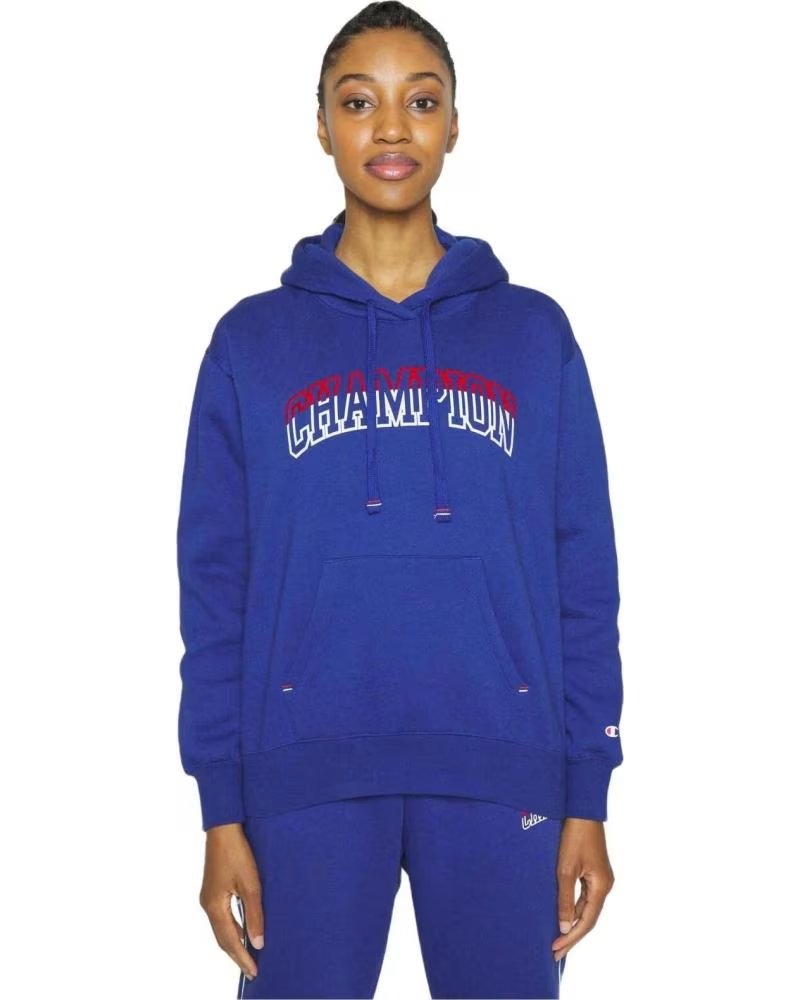 CHAMPION MOLETOM COM CAPUZ CHAMPION FEMININO AZUL