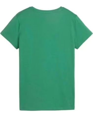 PUMA CAMISETA PUMA DE MANGA CORTA CON LOGO PARA MUJER VERDE
