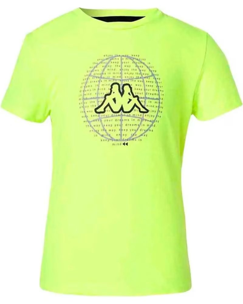 KAPPA CAMISETA KAPPA MANGA CURTA UNISSEX INFANTIL VERDE