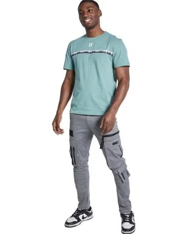 11 DEGREES MEN´S 11 DEGREES CHEST TAPED T-SHIRT VERDE