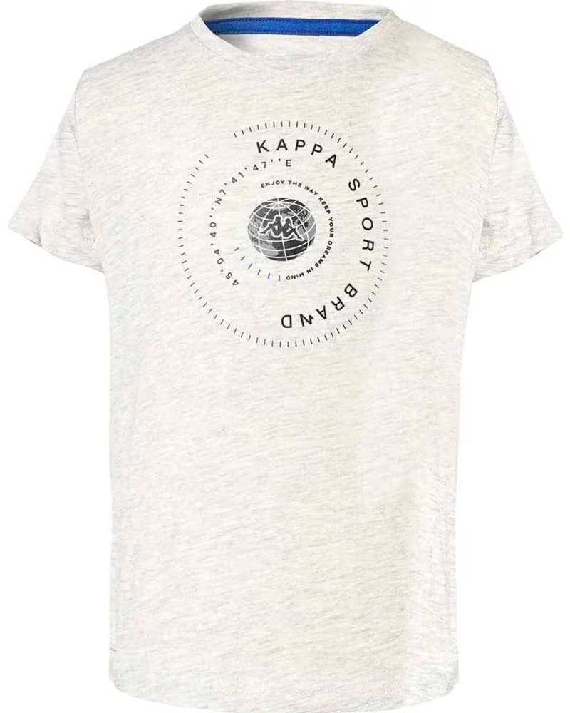 KAPPA CAMISETA KAPPA DE MANGA CORTA UNISEX BLANCO