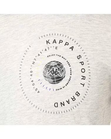 KAPPA CAMISETA KAPPA DE MANGA CORTA UNISEX BLANCO