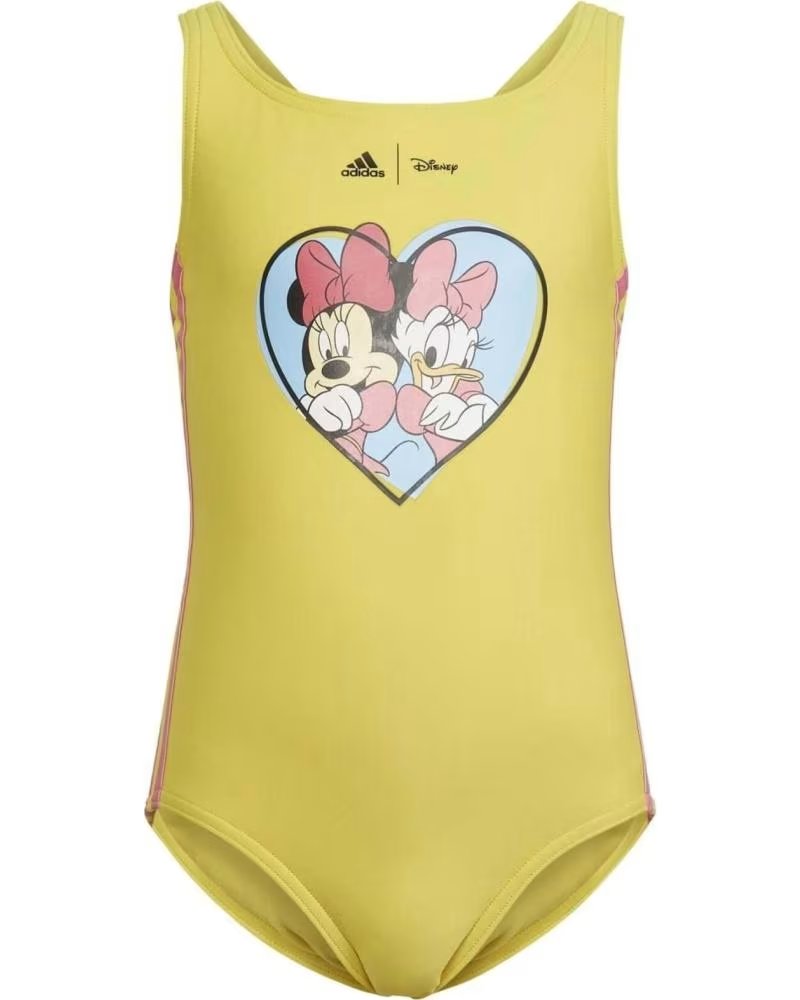 ADIDAS MAIÔ ADIDAS INFANTIL COM ESTAMPA DE CORAÇÃO E MINNIE MOUSE AMARILLO
