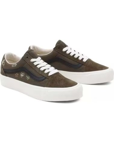 VANS OFF THE WALL TÊNIS VANS OLD SKOOL UNISSEX VERDE VERDE