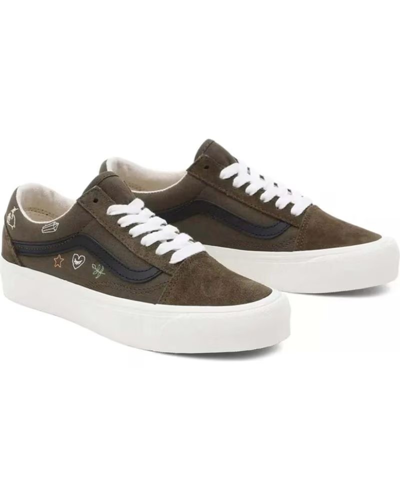 VANS OFF THE WALL TÊNIS VANS OLD SKOOL UNISSEX VERDE VERDE