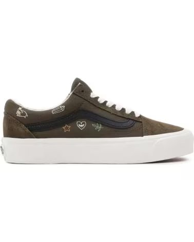 VANS OFF THE WALL TÊNIS VANS OLD SKOOL UNISSEX VERDE VERDE