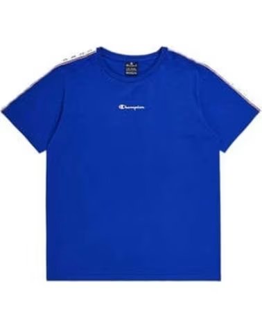 CHAMPION CHAMPION T-SHIRT MIT KURZEN ÄRMELN FÜR JUNGEN BLAU AZUL