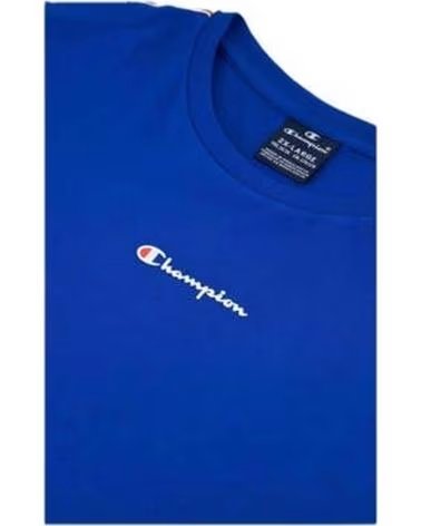 CHAMPION CHAMPION T-SHIRT MIT KURZEN ÄRMELN FÜR JUNGEN BLAU AZUL
