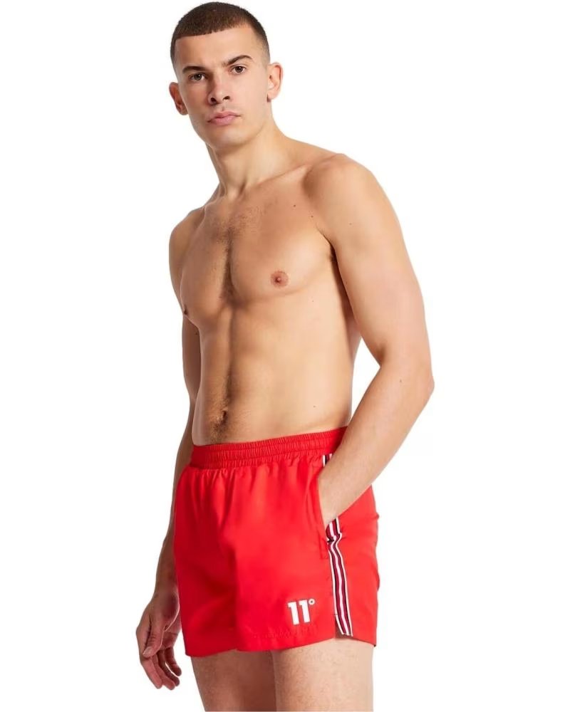 11 DEGREES BAÑADOR 11 DEGREES MODELO STRIPE TAPED SWIM SHORT ROJO ROJO