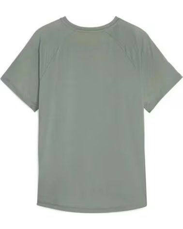 PUMA CAMISETA PUMA DE MANGA CORTA ESSENTIALS LOGO MUJER GRIS