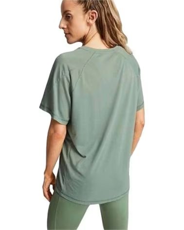PUMA CAMISETA PUMA DE MANGA CORTA ESSENTIALS LOGO MUJER GRIS