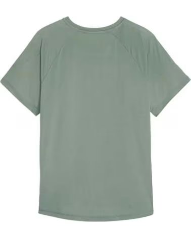 PUMA CAMISETA PUMA DE MANGA CORTA ESSENTIALS LOGO MUJER GRIS