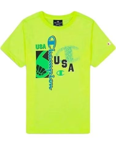 CHAMPION T-SHIRT A MANICHE CORTE CHAMPION DA UOMO VERDE