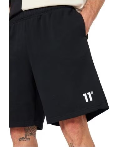 11 DEGREES 11 DEGREES CORE SWEAT SHORTS - NEGRO NEGRO
