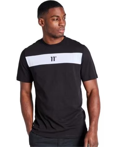 11 DEGREES CAMISETA DE MANGA CORTA EN PARA HOMBRE NEGRO