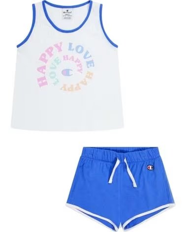 CHAMPION COMPLETO SPORTIVO CHAMPION BIANCO PER BAMBINA BLANCO
