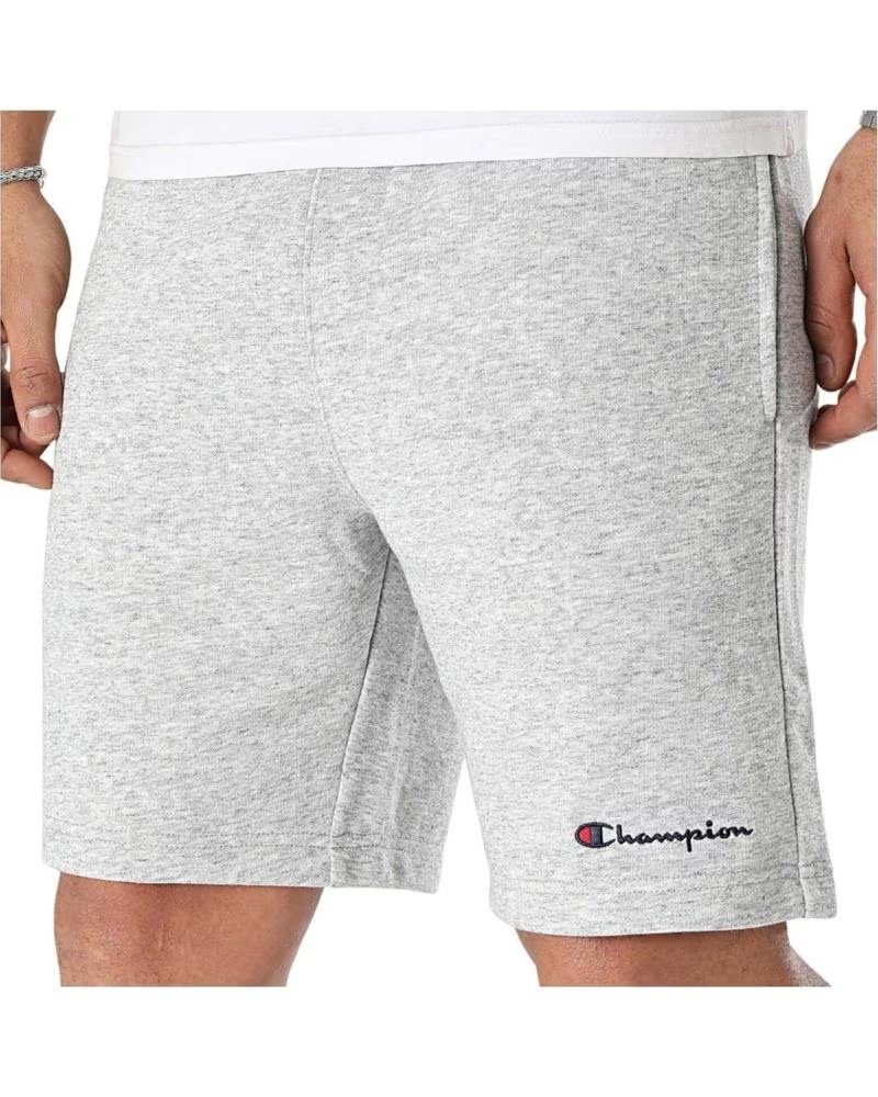 CHAMPION PANTALONCINO CHAMPION IN FELPA DA UOMO GRIS