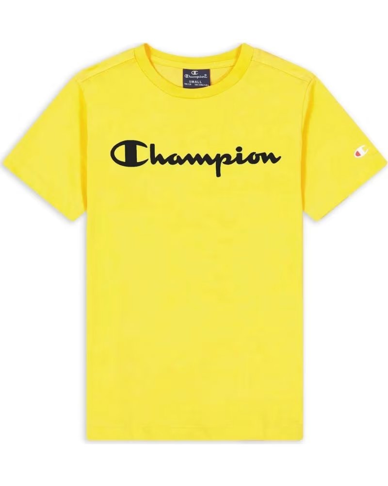 CHAMPION CHAMPION UNISEX KIDS SHORT SLEEVE T-SHIRT AMARILLO