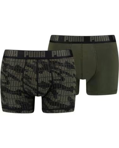PUMA CONFEZIONE DA 2 BOXER PUMA DA UOMO IN VERDE VERDE
