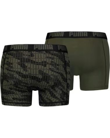 PUMA CONFEZIONE DA 2 BOXER PUMA DA UOMO IN VERDE VERDE