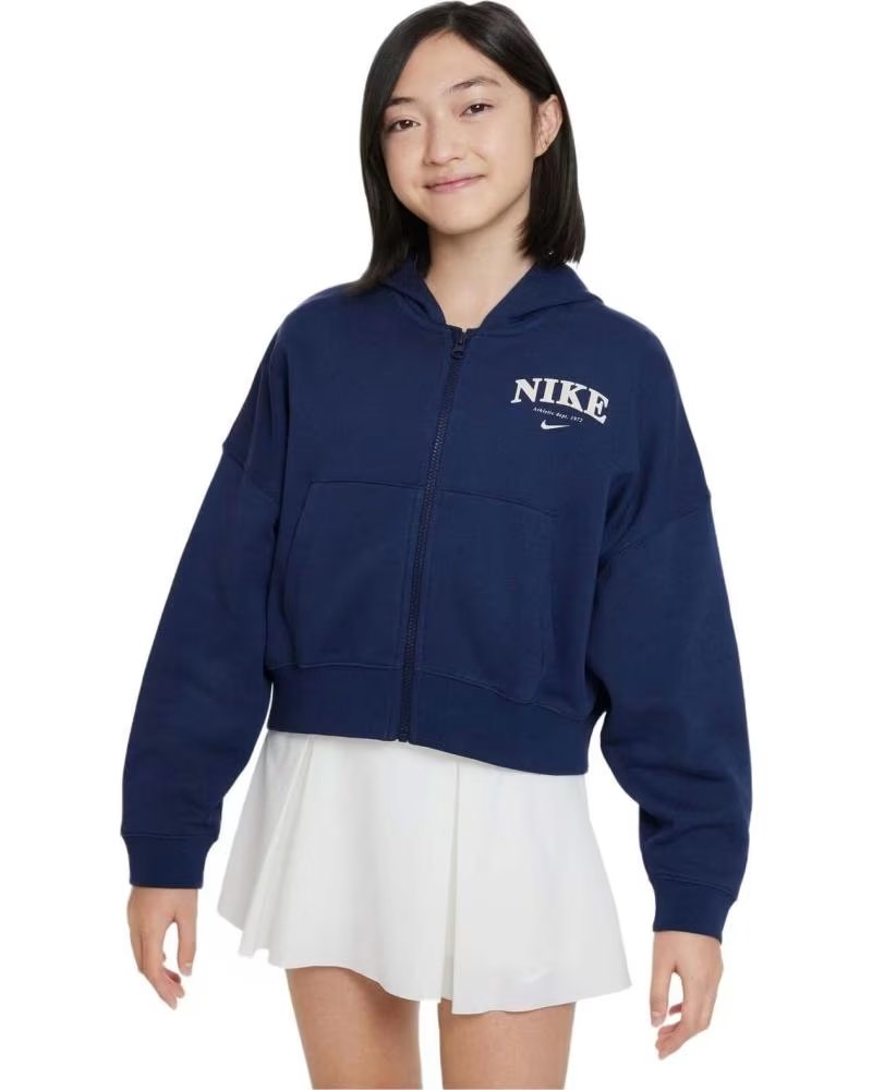 NIKE NIKE CLUB FLEECE KIDS HOODIE AZUL
