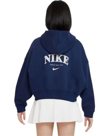 NIKE NIKE CLUB FLEECE KIDS HOODIE AZUL