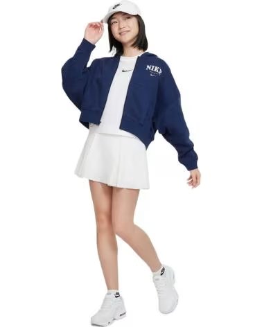 NIKE NIKE CLUB FLEECE KIDS HOODIE AZUL