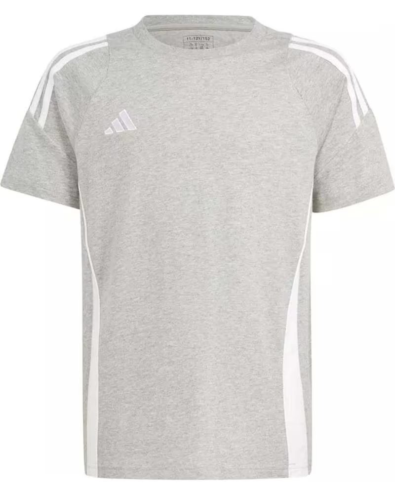 ADIDAS ESSENTIALS 3-STREIFEN T-SHIRT KURZARM UNISEX GRAU GRIS