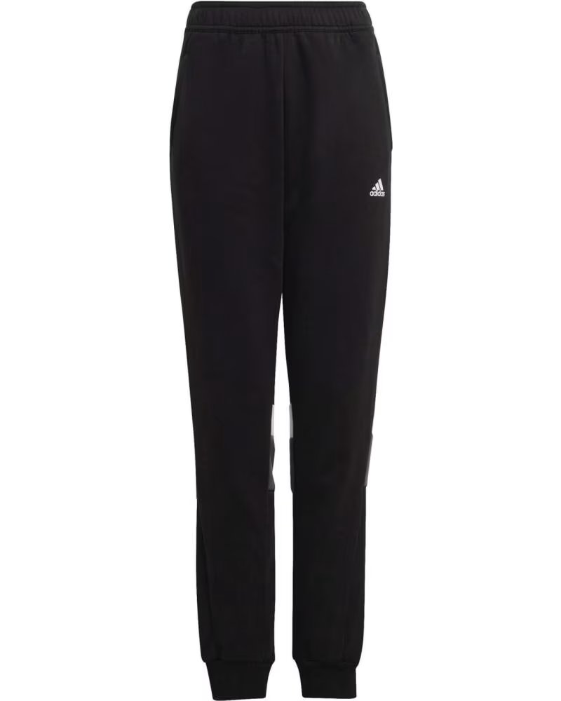 ADIDAS PANTALONI SPORTIVI ADIDAS ESSENTIALS BAMBINO NERO NEGRO