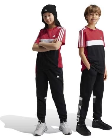 ADIDAS PANTALONI SPORTIVI ADIDAS ESSENTIALS BAMBINO NERO NEGRO