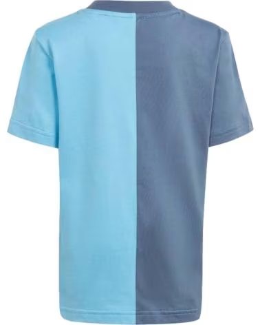 ADIDAS COMPLETO SPORTIVO BICOLORE CON LOGO STAMPATO AZUL