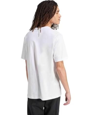 ADIDAS MAGLIETTA ADIDAS CON LOGO GRANDE DA UOMO BLANCO