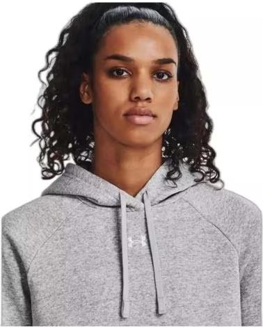 UNDER ARMOUR MOLETOM COM CAPUZ EM FLEECE ARMOUR FLEECE® FEMININO GRIS