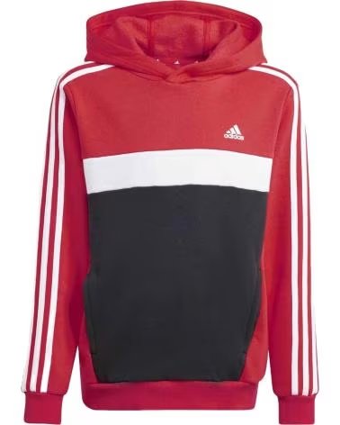 ADIDAS MOLETOM COM CAPUZ ADIDAS 3-STRIPES INFANTIL ROJO