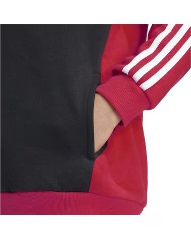 ADIDAS MOLETOM COM CAPUZ ADIDAS 3-STRIPES INFANTIL ROJO