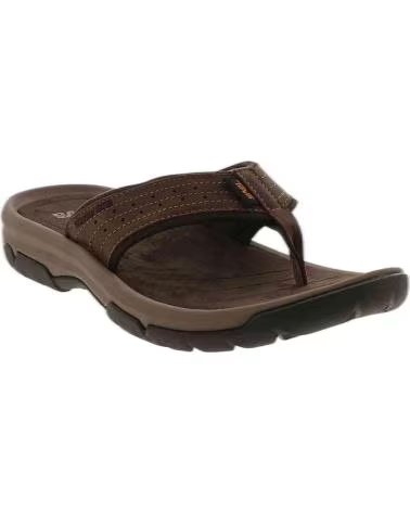 SKECHERS TONGS SKECHERS POUR HOMME EN MARRON MARRON