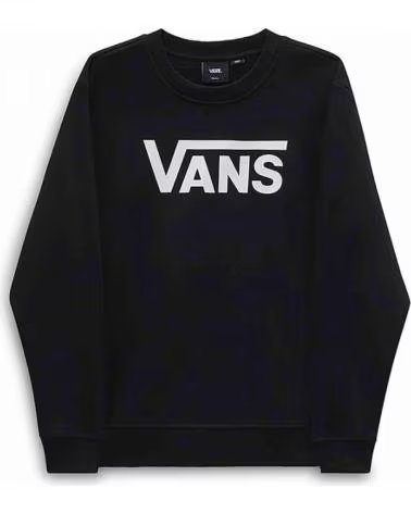 VANS OFF THE WALL MOLETOM VANS "OFF THE WALL" PRETO FEMININO NEGRO