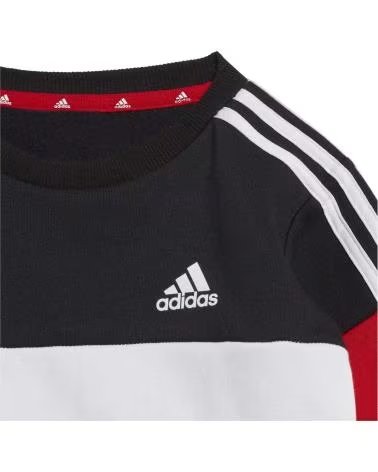 ADIDAS ENSEMBLE DE SPORT ADIDAS IG 3S TIB FL TS POUR ENFANTS NEGRO
