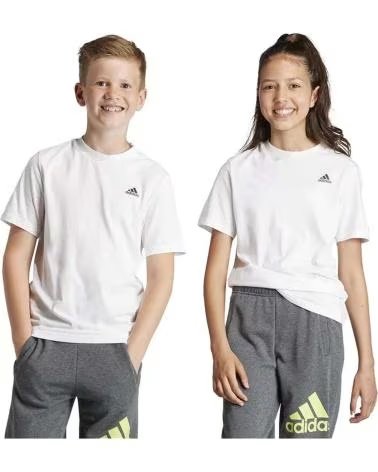 ADIDAS CAMISETA ADIDAS ESSENTIALS LOGO MANGA CURTA UNISSEX INFANTIL BRANCA BLANCO
