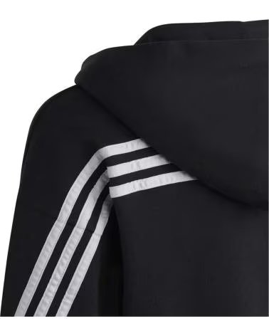 ADIDAS SUDADERA CON CAPUCHA ADIDAS FI 3S FZ JUNIOR NEGRA NEGRO