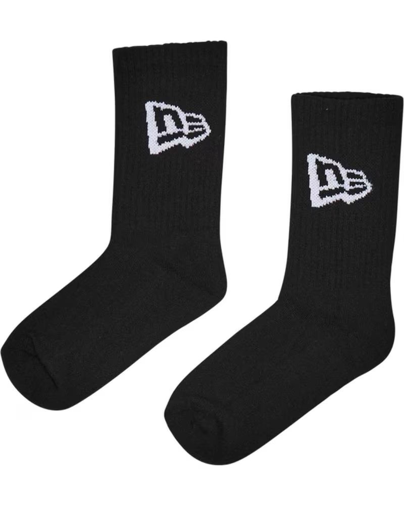 NEW ERA NEW ERA LOGO CREW SOCKEN UNISEX SCHWARZ NEGRO